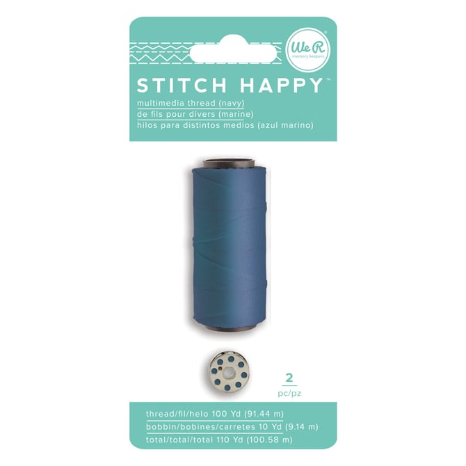 We R Stitch Happy Thread Navy