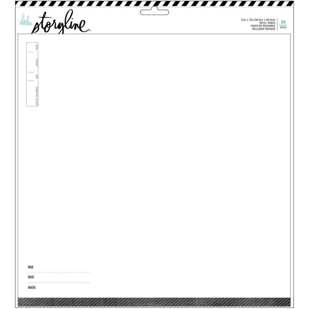Heidi Swapp Storyline2 Refill Pack 12"X12" 36/Pkg