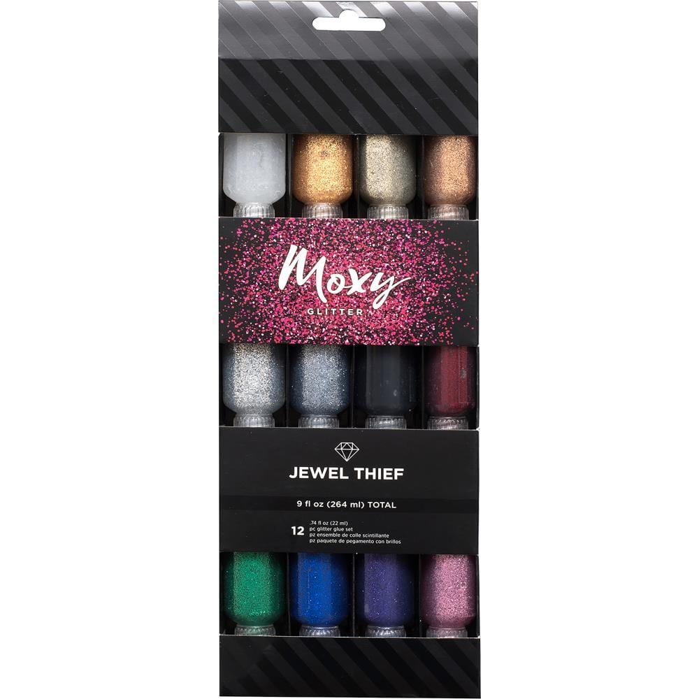 Moxy Fine Glitter Glue 12/Pkg Jewel Thief