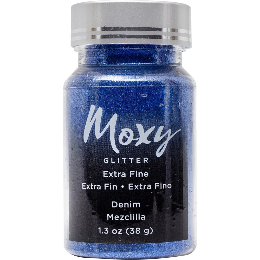 Moxy Extra Fine Glitter 1.5oz Denim