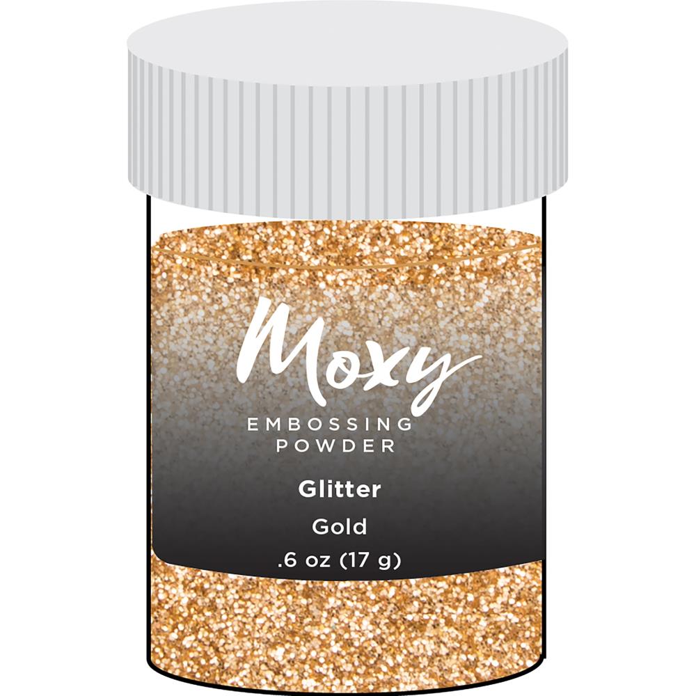 Moxy Glitter Finish Embossing Powder Gold