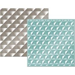 We R Next Level Embossing Folders 6"X6" 2/Pkg Geometric