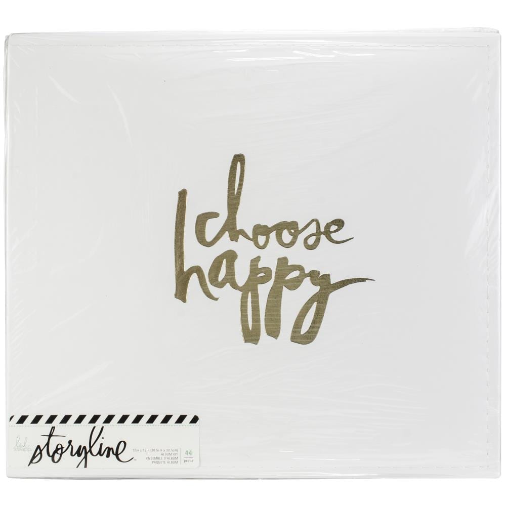 Heidi Swapp Storyline2 Post Bound Album 12"X12" Cream