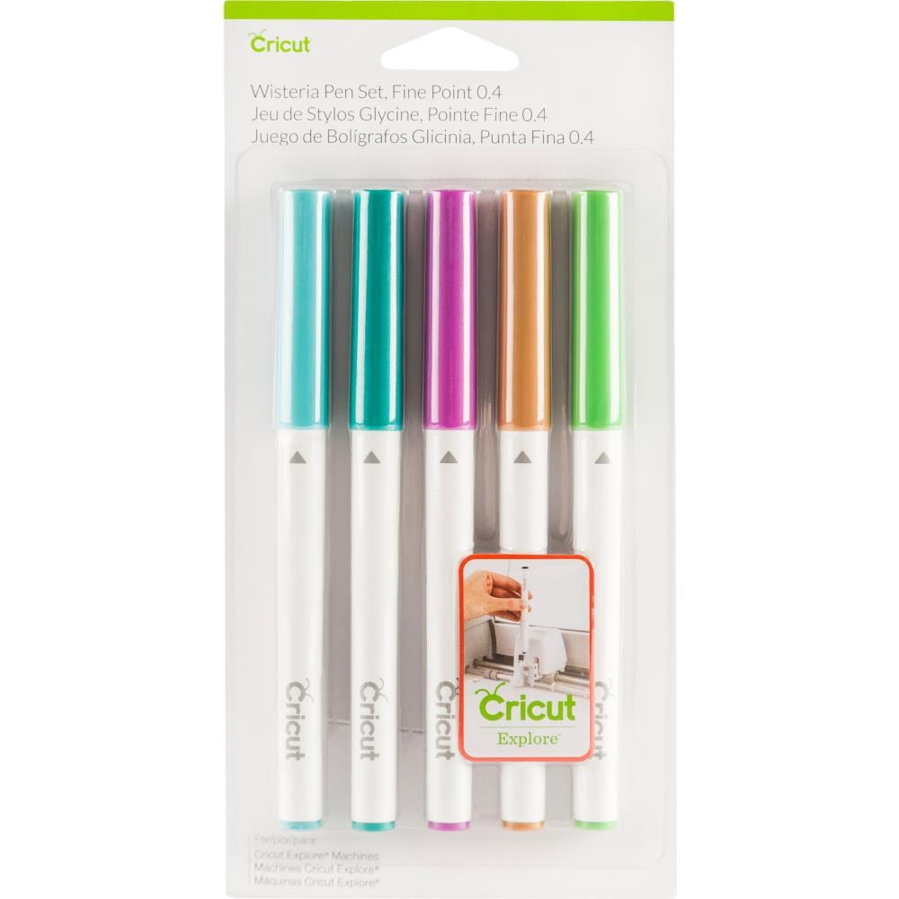 Cricut Wisteria Fine Point Pen Set 5/Pkg Assorted