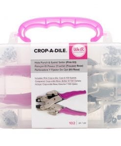 Crop-A-Dile Punch Kit Pink