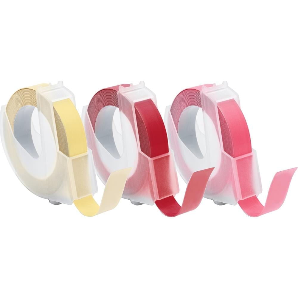 We R Memory Keepers LabelIT .375" Emboss Tape Rolls 3/Pkg Warm