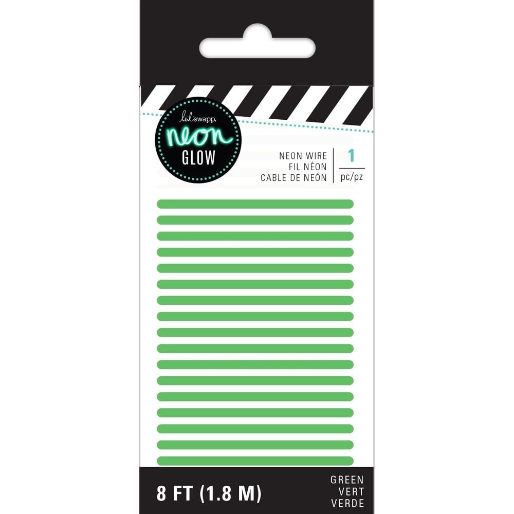 Heidi Swapp Neon Glow Wire 8' Green - Image 2