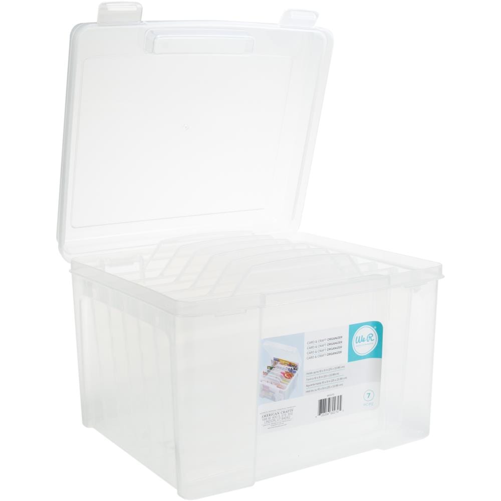 We R Craft & Photo Translucent Plastic Storage 11"X9"X8" File Organizer