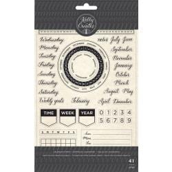 Kelly Creates Acrylic Traceable Stamps Calendar