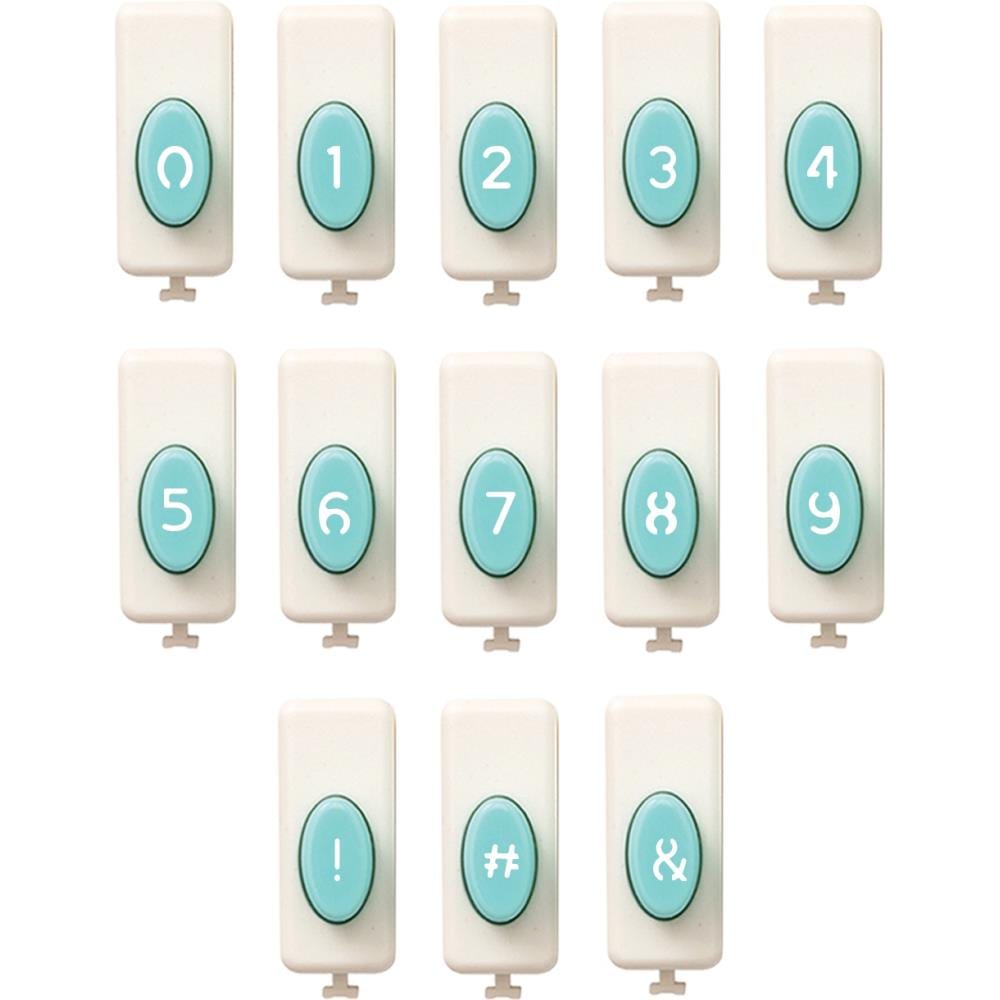 We R Memory Keepers Numbers & Symbols Punch Set