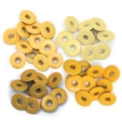 We R Eyelets Wide 40/Pkg Yellow