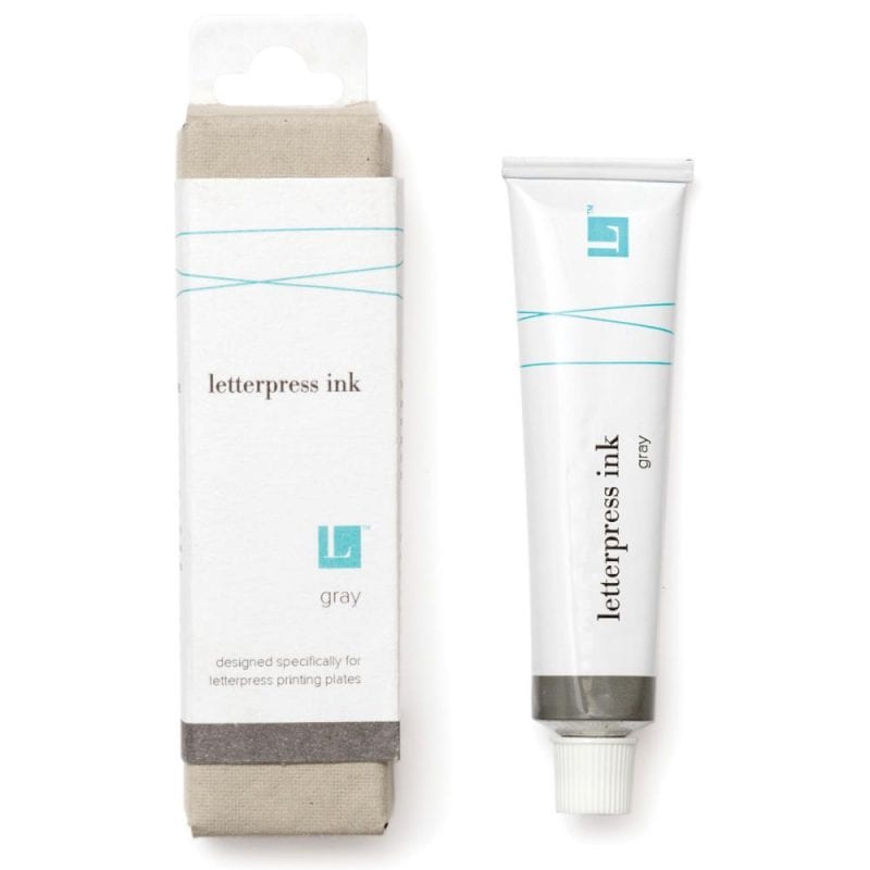 Gray Letterpress Ink 30ml