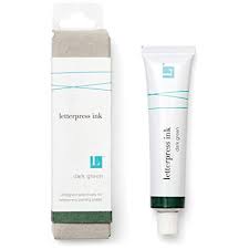 Dark Green Letterpress Ink 30 ml