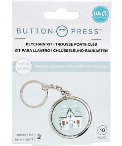 We R Memory Keepers Button Press Keychain Kit Makes 2
