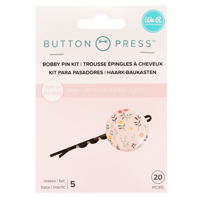 We R Memory Keepers Button Press Bobby Pin Backers