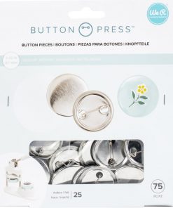 We R Memory Keepers Button Press Refill Pack 25/Pkg Medium (37mm)