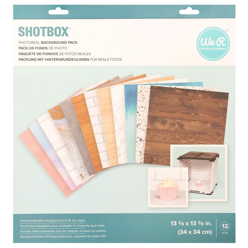We R Memory Keepers ShotBox Background 12/Sheets Photoreal