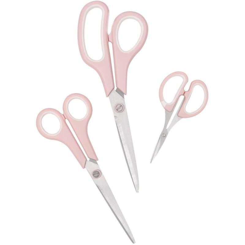 We R Memory Keepers Craft Scissors 3 Pkg Pink - Image 2